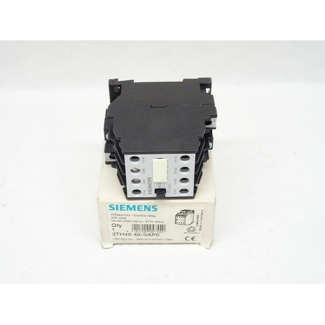 Siemens 3TH4040-0AP0 Hilfsschütz 230V 50Hz / 277V 60Hz / 3TH4 040-0AP0 OVP - Maranos.de