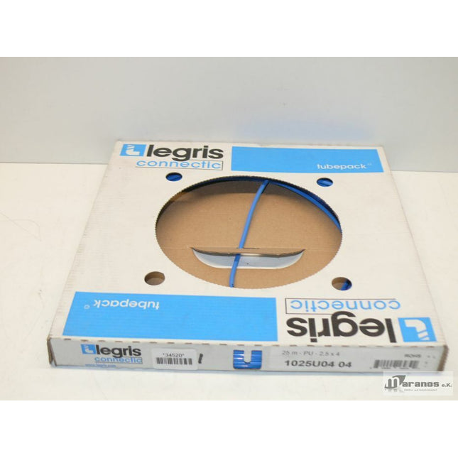 NEU-OVP Legris 1025U04 04 Pneumatikschlauch (Polyurethan) 2.5 mm, 10 bar, 25 m - Maranos.de