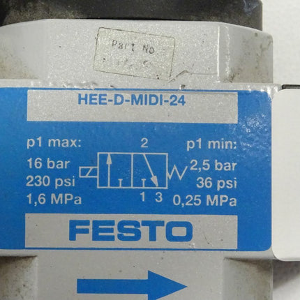Festo LFR-D-5M-MIDI-A / HEE-D-MIDI-24 Wartungseinheit - Maranos.de