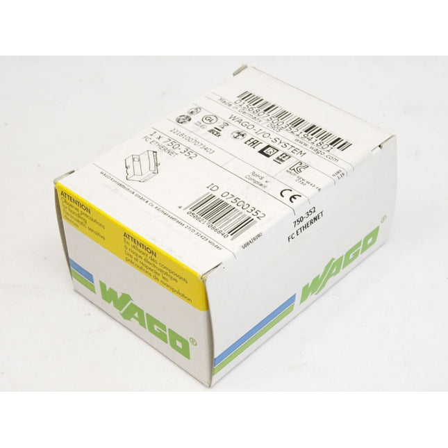 Wago 750-352 Feldbuskoppler Ethernet / Neu OVP versiegelt - Maranos.de