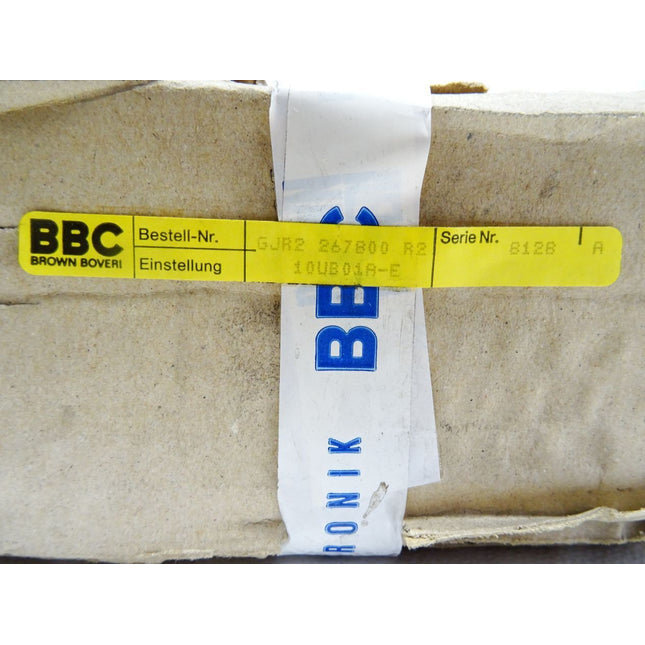 BBC Brown Boveri GJR2 267800 R2 / GJR 2.267.800 R2 / 10UB01 A-E / Neu OVP - Maranos.de