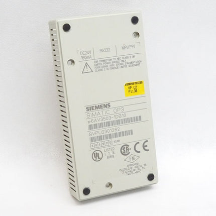 Siemens Backcover Rückschale Panel OP3 6AV3503-1DB10 - Maranos.de