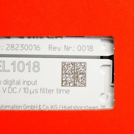 Beckhoff EL1018 Rev.0018 digitale Eingangsklemme  / Neu OVP versiegelt - Maranos.de