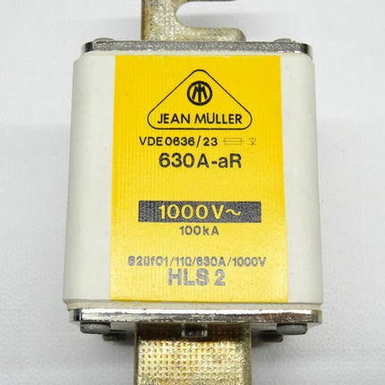 Jean Müller 630A-aR / 1000V/100kA S2üf01/110/630A / 1000V HLS 2 NEU-OVP - Maranos.de