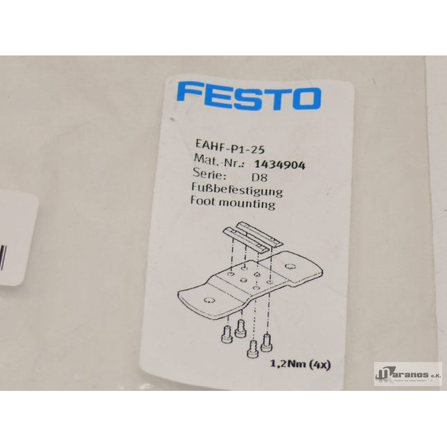 NEU/OVP Festo EAHF-P1-25 Fußbefestigung 1434904 - Maranos.de
