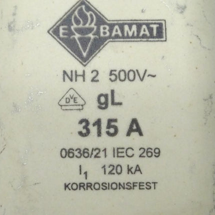 E Bamat NH 2 gL 315 A Sicherungseinsatz - Maranos.de