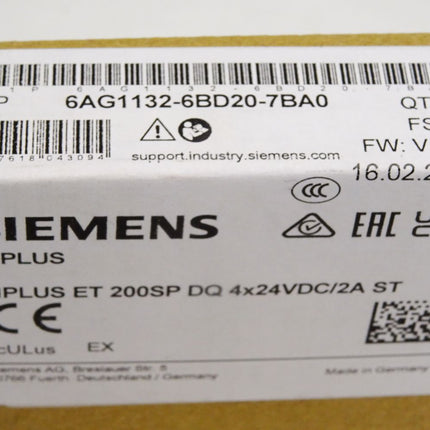 Siemens Siplus ET200SP 6AG1132-6BD20-7BA0 / Neu OVP versiegelt - Maranos.de