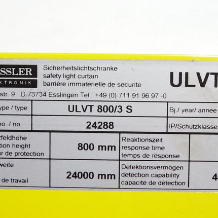 Fiessler Sicherheitslichtschranke ULVT 800/3 S ULVT800/3S ULVT 24288 Sender - Maranos.de