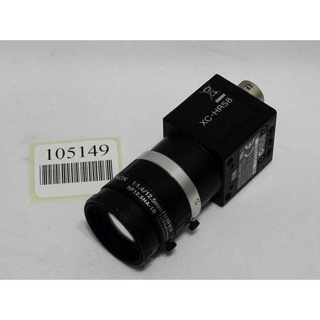 Sony Camera XC-HR58 CCD Fujinon Fujifilm 1:1.4/12.5mm HF12.5HA-1B - Maranos.de