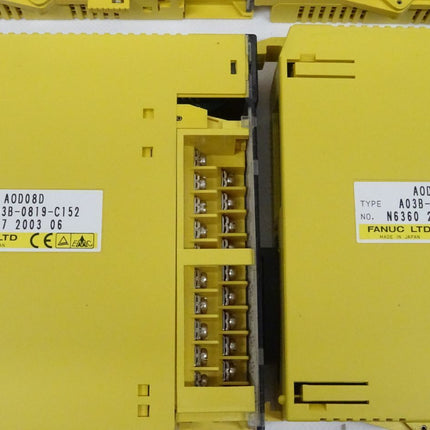 Fanuc Rack Set A03B-0819-C152 ABU10A AOD08D AID16D AIF01A - Maranos.de