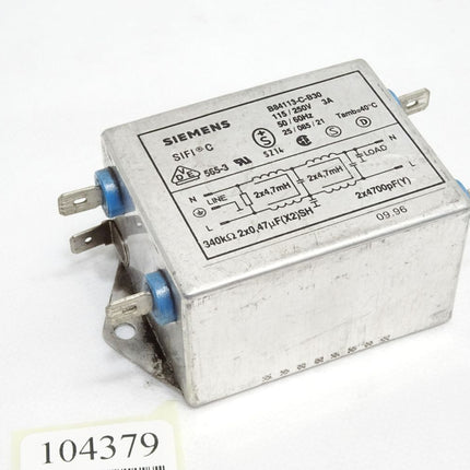 Siemens B84113-C-B30 B84113CB30 Entstörfilter - Maranos.de