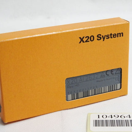 B&R X20AI2632 X20 AI 2632 Rev.H0 2 analoge Eingänge / Neu OVP - Maranos.de