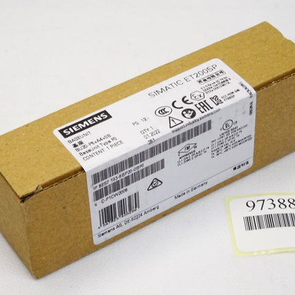 Siemens ET200SP 6ES7193-6BP20-0BF0  6ES7 193-6BP20-0BF0 Neu OVP versiegelt - Maranos.de