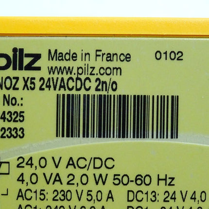 Pilz 774325 Pilz Not-Aus-Schaltgerät PNOZ X5 24VACDC 2n/o / Neuwertig - Maranos.de