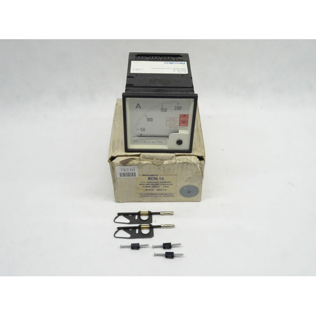 Revalco RIC96 Amperemeter 0-200A 220V neu-OVP - Maranos.de