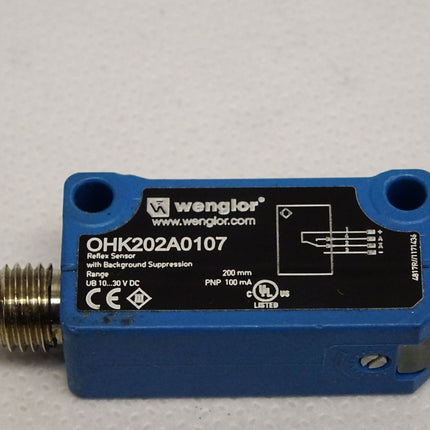 Wenglor OHK202A0107 Reflextaster mit Hintergrundausblendung - Maranos.de