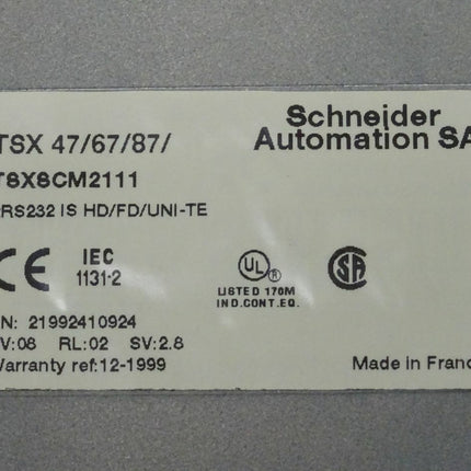 Schneider Automation TSXSCM2111 Telemecanique TSX 47/67/87/ Kommunikationsmodul - Maranos.de