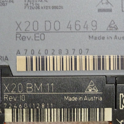 B&R X20DO4649 Rev.E0 X20 DO 4649 4 digitale Ausgänge - Maranos.de