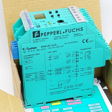 Pepperl+Fuchs K-System Frequenzmessumformer KFU8-UFC-Ex1.D 49536S / Neu OVP - Maranos.de