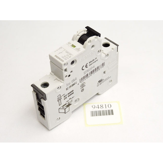 Siemens Leitungsschutzschalter 5SY61 MCB B10 5SY6110-6 - Maranos.de