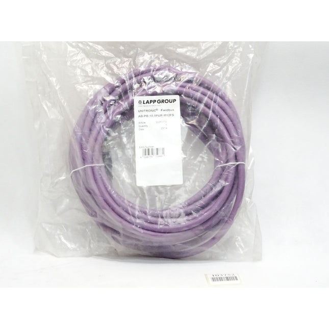 Lapp Kabel AB-PB-10,0PUR-M12FS UNITRONIC® Fieldbus 22260772 / Neu OVP - Maranos.de