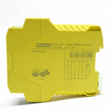 Phoenix Contact 2981677 PSR-SCP- 24DC/URM4/4X1/2X2/B Safety Relay - Maranos.de