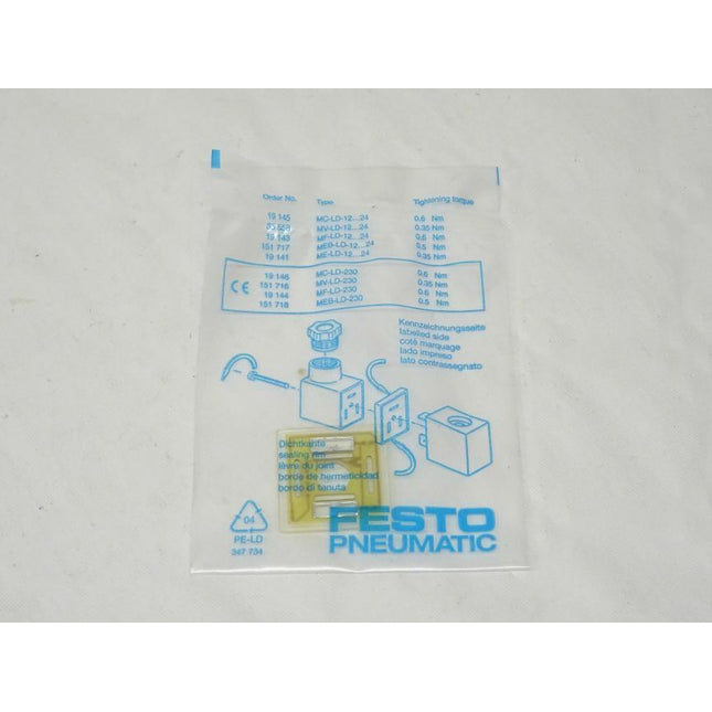 Festo Pneumatic 19145 Leuchtdichtung Kennzeichnungsseite NEU-versiegelt - Maranos.de