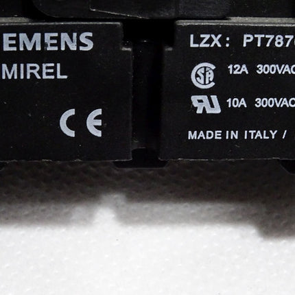 Siemens Simirel Relais PT580024 mit Sockel PT78704 - Maranos.de