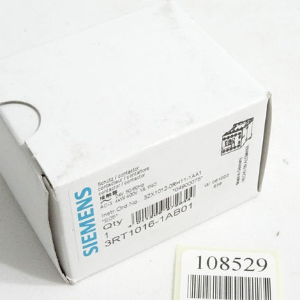 Siemens Schütz 3RT1016-1AB01 / Neu OVP - Maranos.de
