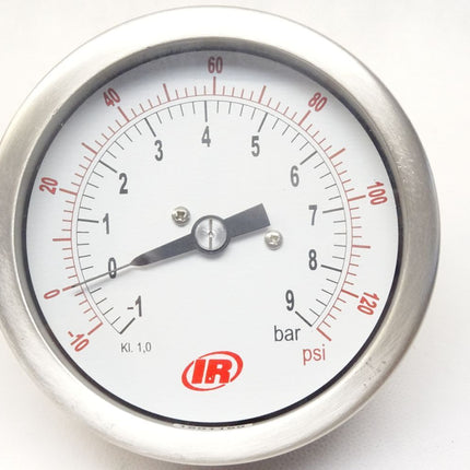 Ingersoll Rand manometer -1...9bar -10...130psi Kl. 1,0 / Neu - Maranos.de