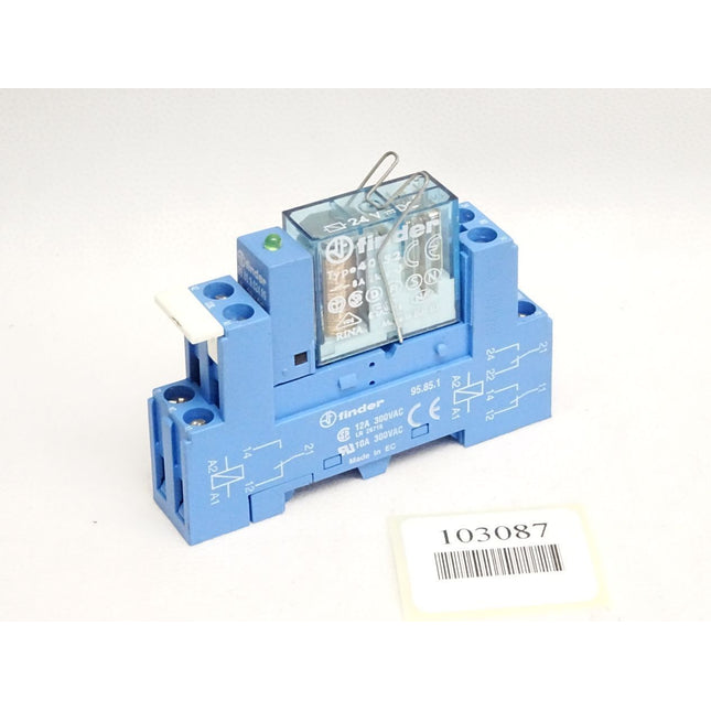 Finder Relais 40.52 + Sockel 95.85.1 + 99.80.9.024.99 - Maranos.de