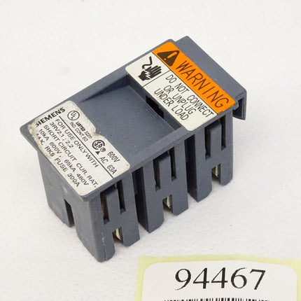 Siemens 3RV2917-5BA00 Erweiterungsstecker zur Verbindung von 3-Phasen-Sammelschienen - Maranos.de