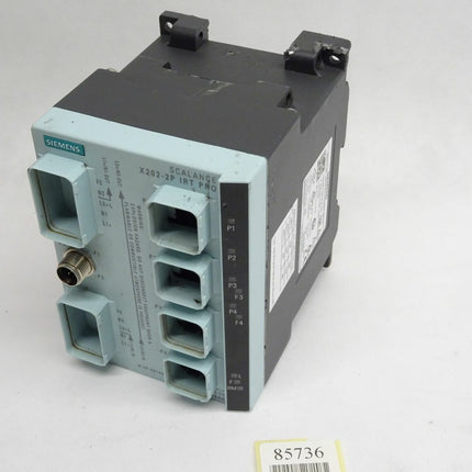 Siemens Simatic NET SCALANCE X202-2P IRT PRO 6GK5202-2JR00-2BA6 / Ethernet Switch - Maranos.de