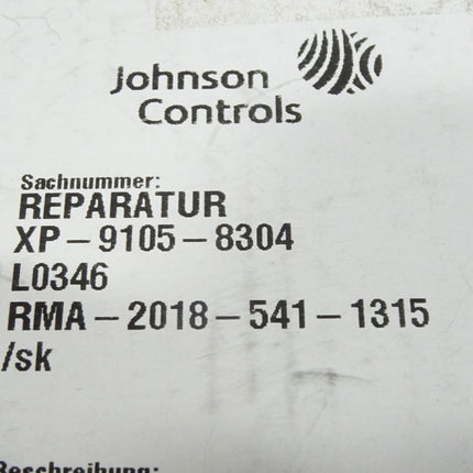 Johnson Controls XP-9105-8304 / Generalüberholt - Maranos.de