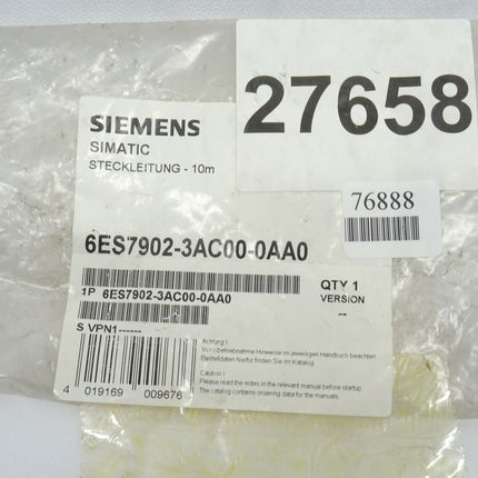 Siemens SIMATIC 6ES7902-3AC00-0AA0 Steckleitung (10 Meter)  6ES7 902-3AC00-0AA0 - NEU - Maranos.de