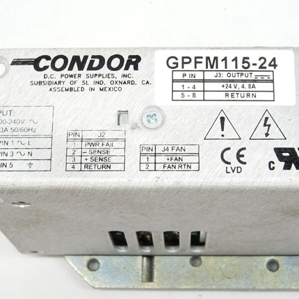 Condor Power Supply GPFM115-24 / 4.8A 24V - Maranos.de