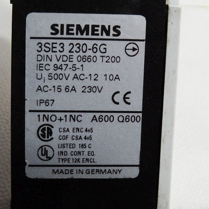Siemens 3SE3230-6G Positionsschalter - Maranos.de