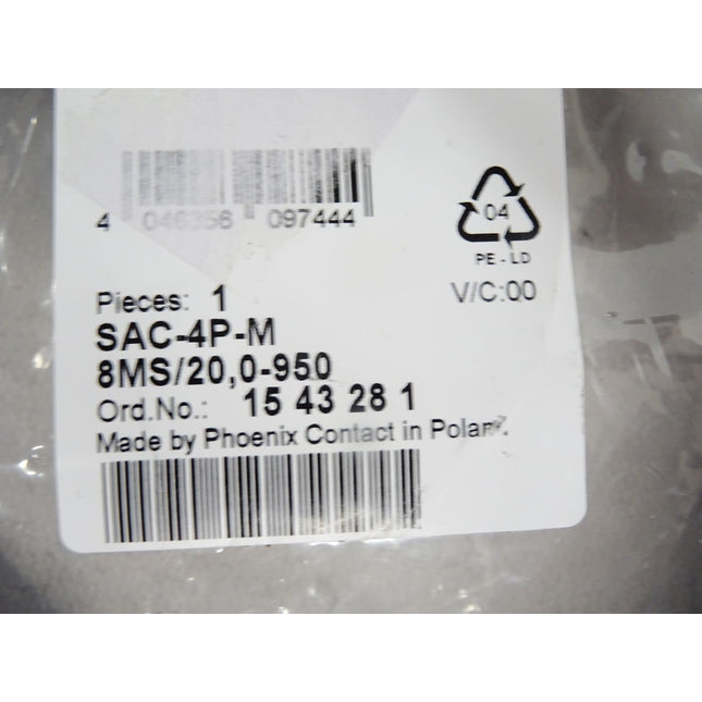 Phoenix Contact SAC-4P-M 8MS/20,0-950 / 1543281 / Neu OVP - Maranos.de