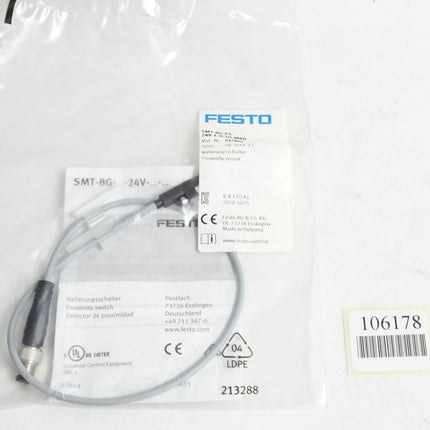 Festo 547860 Näherungsschalter SMT-8G-PS-24V-E-0,3Q-M8D / Neu OVP - Maranos.de