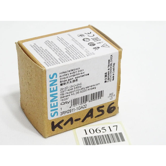 Siemens Hilfsschalterblock 3RH2911-1GA22 / Neu OVP - Maranos.de