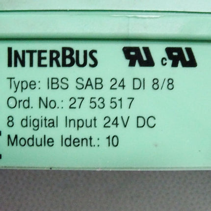 Phoenix Contact 2753517 IBS SAB 24 DI 8/8 Dezentrales I/O-Gerät - Maranos.de