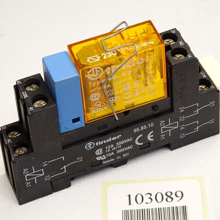 Finder Relais mit Sockel 40.52 + 95.85.10 + 99.80.0.230.09 - Maranos.de