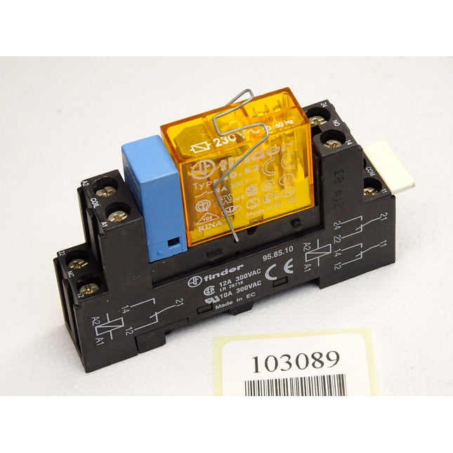 Finder Relais mit Sockel 40.52 + 95.85.10 + 99.80.0.230.09 - Maranos.de