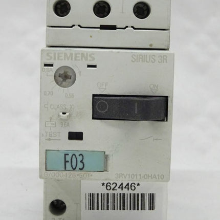 Siemens 3RV1011-0HA10 Motorschutzschalter Schütz 3RV1 011-0HA10 - Maranos.de