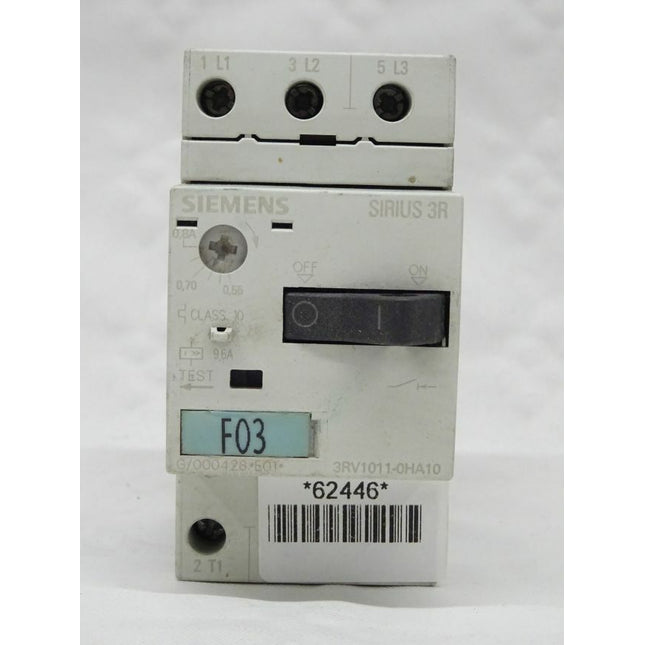 Siemens 3RV1011-0HA10 Motorschutzschalter Schütz 3RV1 011-0HA10 - Maranos.de