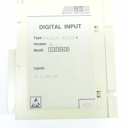 SAIA PCD4.E601 / PCD4.E60 - Maranos.de