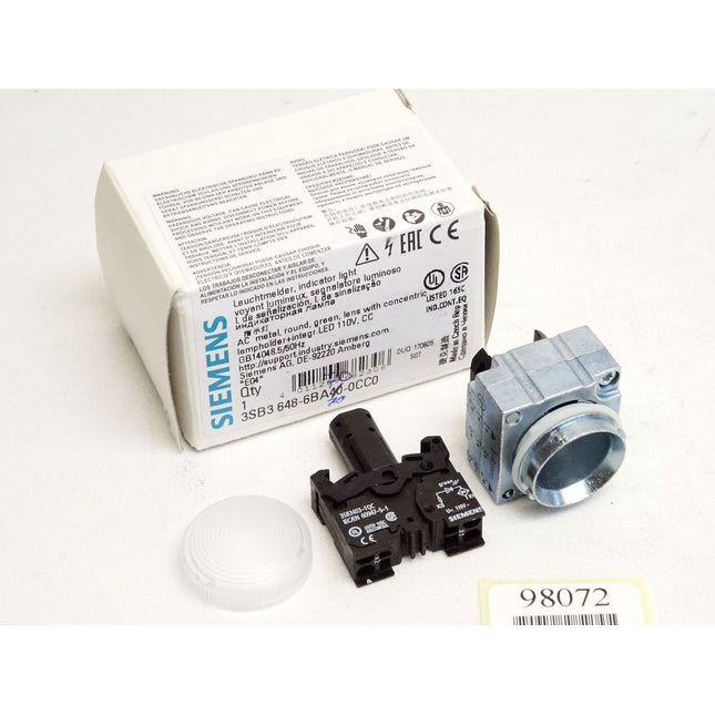 Siemens Leuchtmelder klar 3SB3648-6BA70-0CC0 3SB3 648-6BA70-0CC0 / Neu - Maranos.de