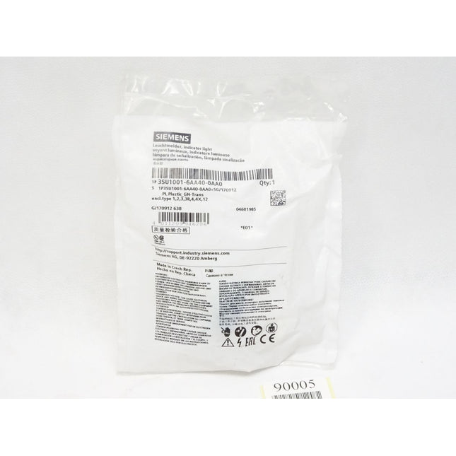 Siemens Leuchtmelder grün / 3SU1001-6AA40-0AA0 / Neu OVP - Maranos.de