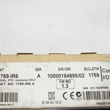 Allen Bradley CompactLogix 6 Pt RTD Module 1769-IR6 / Neu OVP - Maranos.de