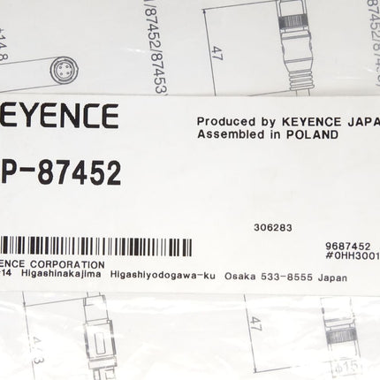 Keyence Monitorkabel OP-87452 / Neu OVP - Maranos.de